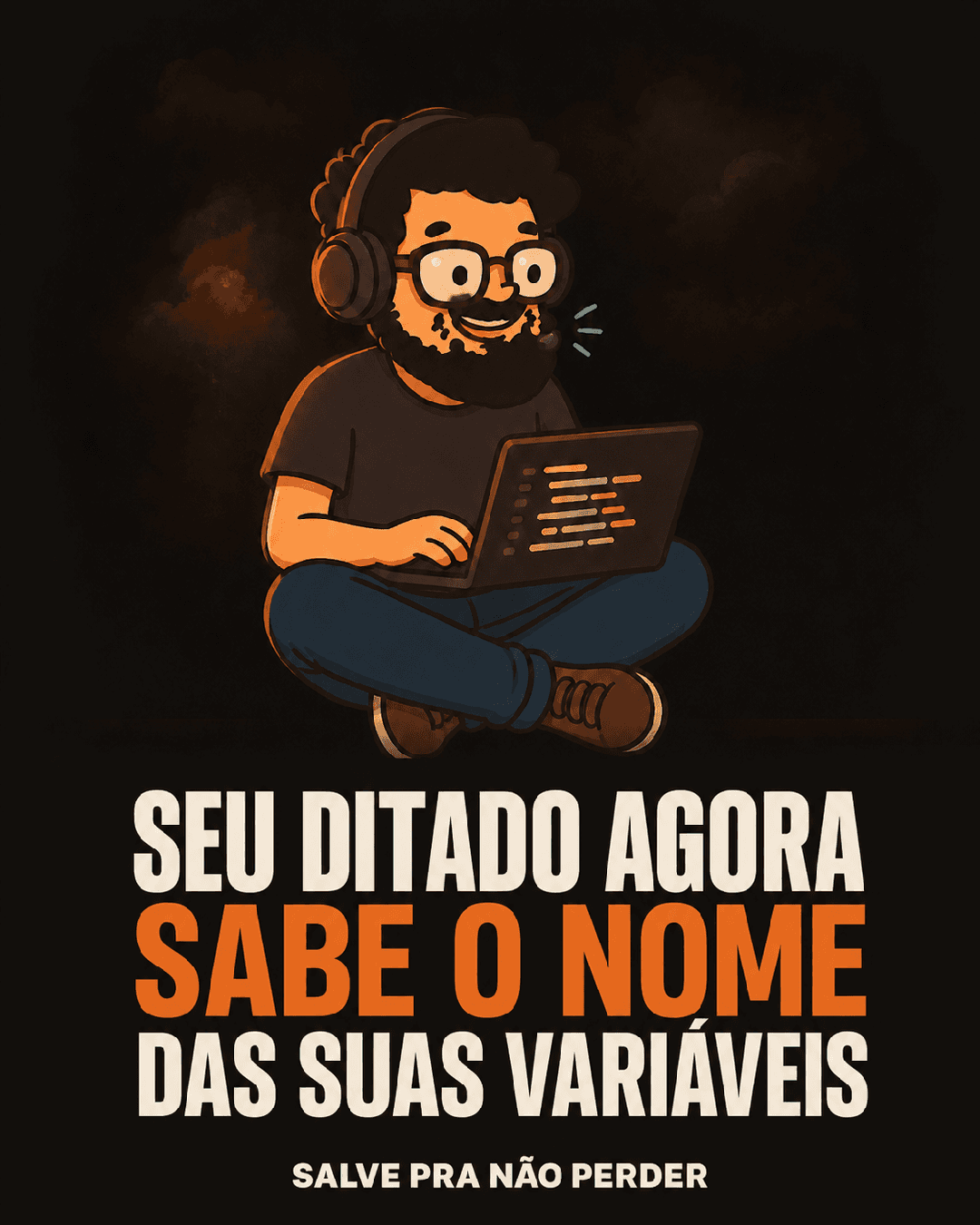 Um microfone que sabe o nome das suas variáveis antes de você terminar de falar